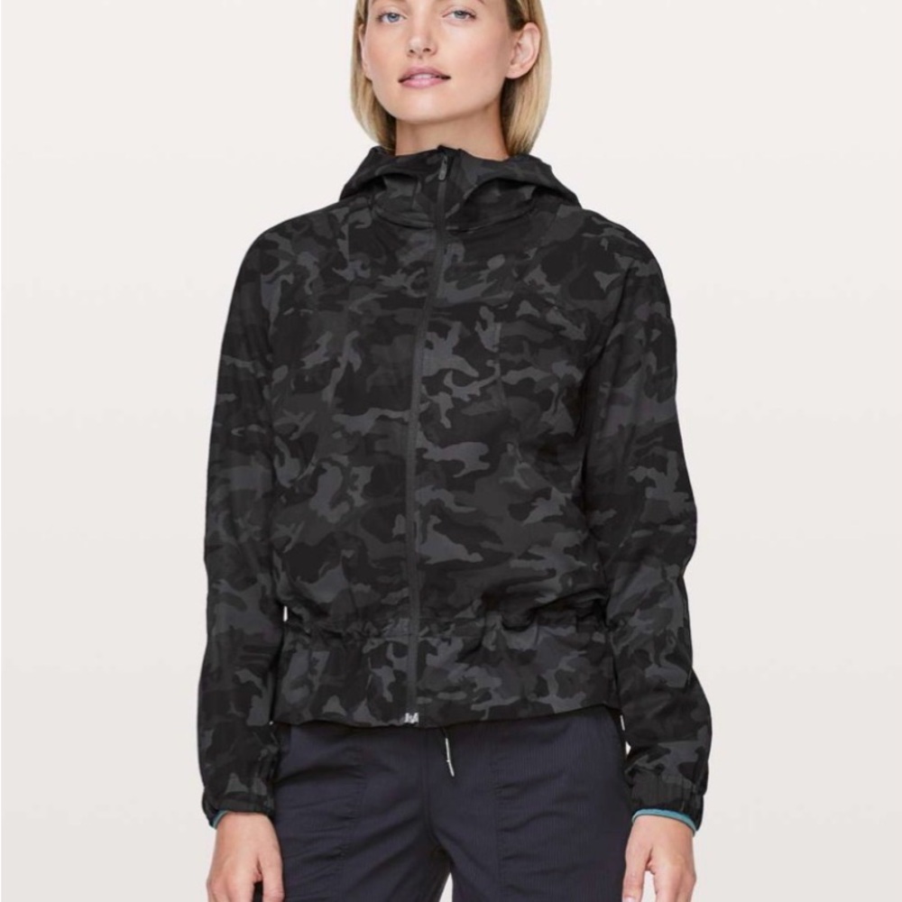 lululemon athletica Black Camo Utility Jacket